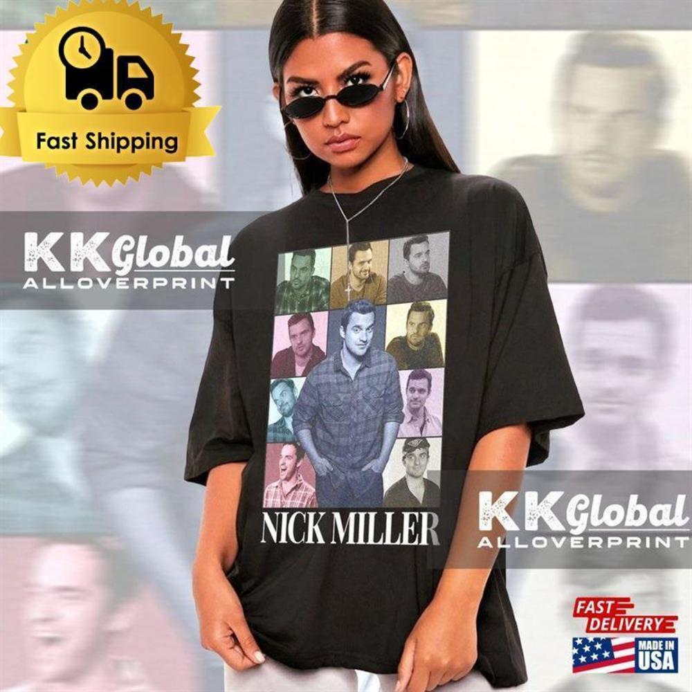 New Girl Nick Miller Eras Style Shirt Retro T-Shirt Unisex Classic - Picture 1 of 4